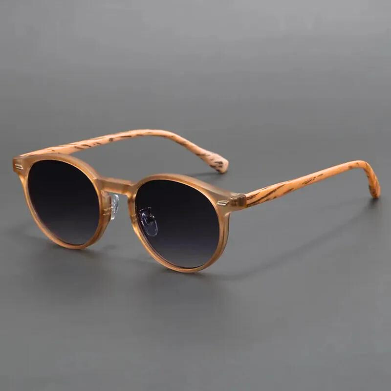 Men's Stylish Sunglasses - Lightweight Imitation Wood Frame with Full UV Protection 3