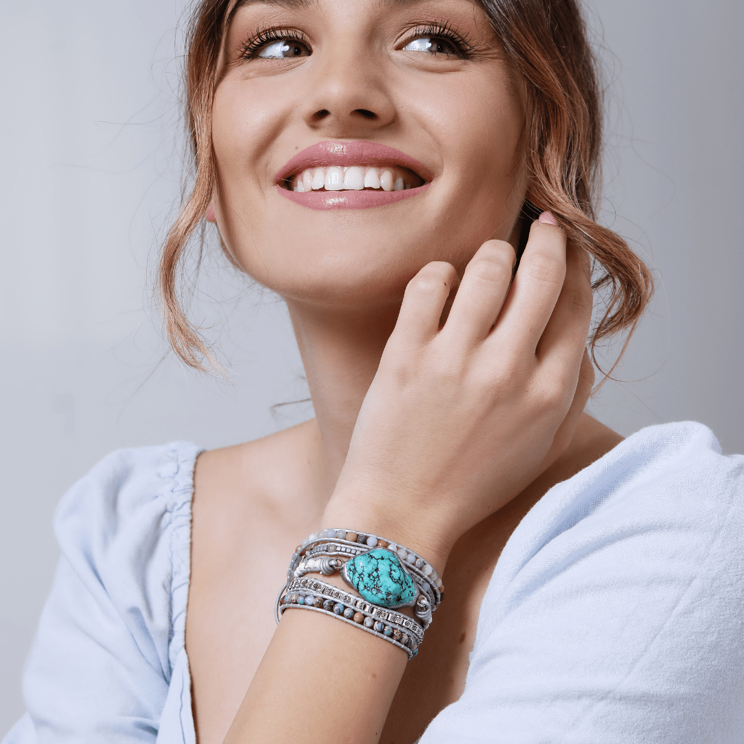 Selina - Turquoise Wrap Bracelet for Women