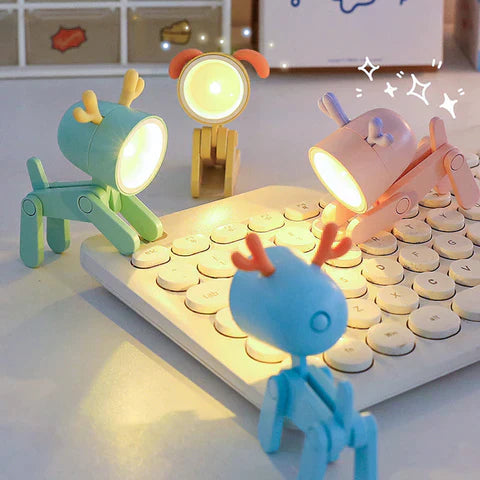 AnimalGlow Night Light - Cute Adjustable Kids Nursery Lamp