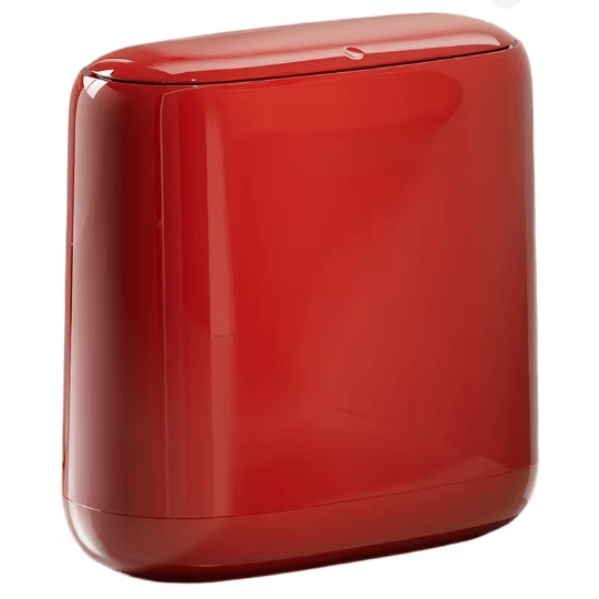Minimalist Collection | Plastic Trash Can with Slim Design | Space-Saving Solution for Small Areas 0