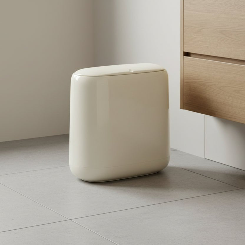 Minimalist Collection | Plastic Trash Can with Slim Design | Space-Saving Solution for Small Areas 5