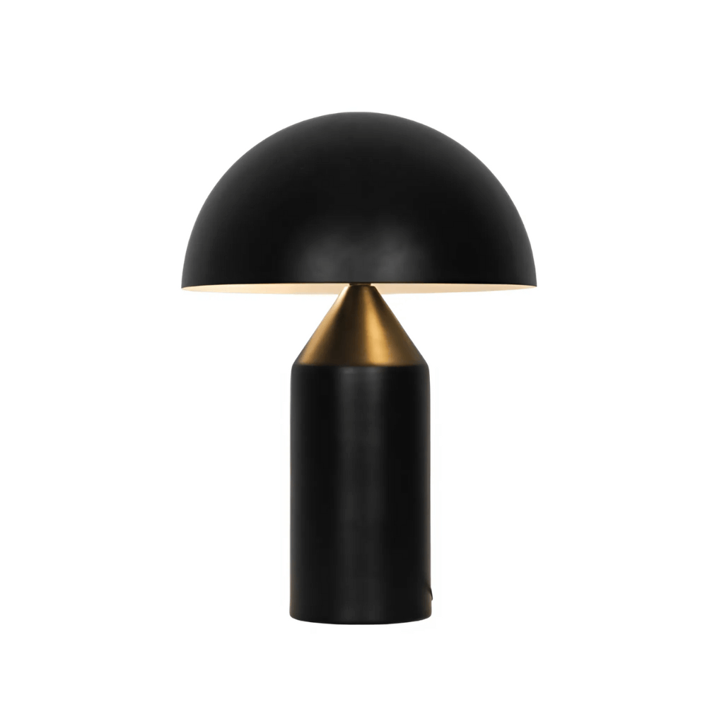 Nordic Gold Mushroom Lamp - Minimalist LED Light