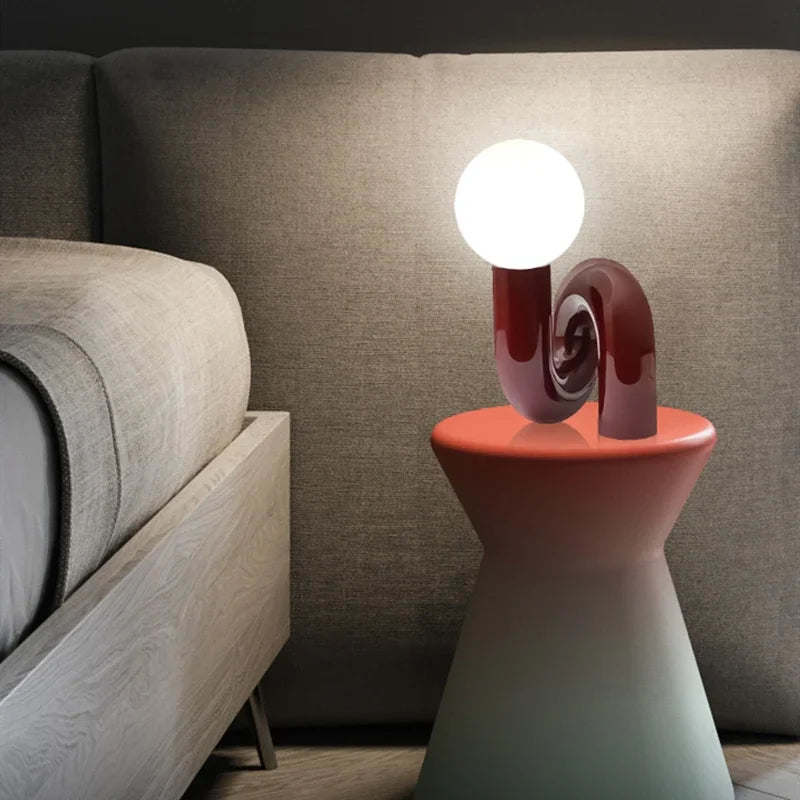 GlassSphere Table Lamp - Elegant Glass Ball Light