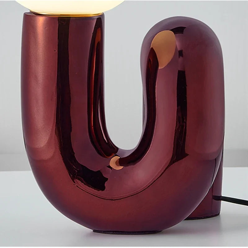 GlassSphere Table Lamp - Elegant Glass Ball Light