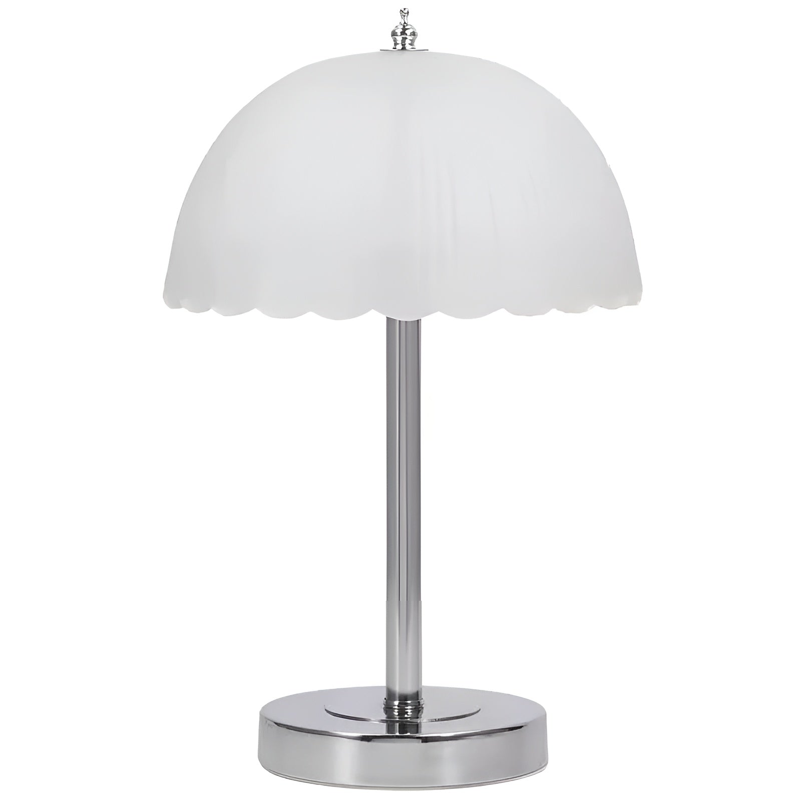 Glass Mushroom Table Lamp - Modern LED Accent Light