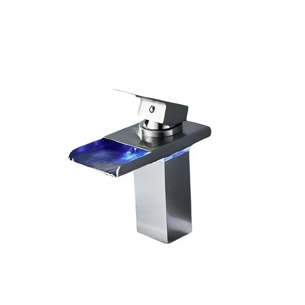 LED Waterfall Bathroom Faucet