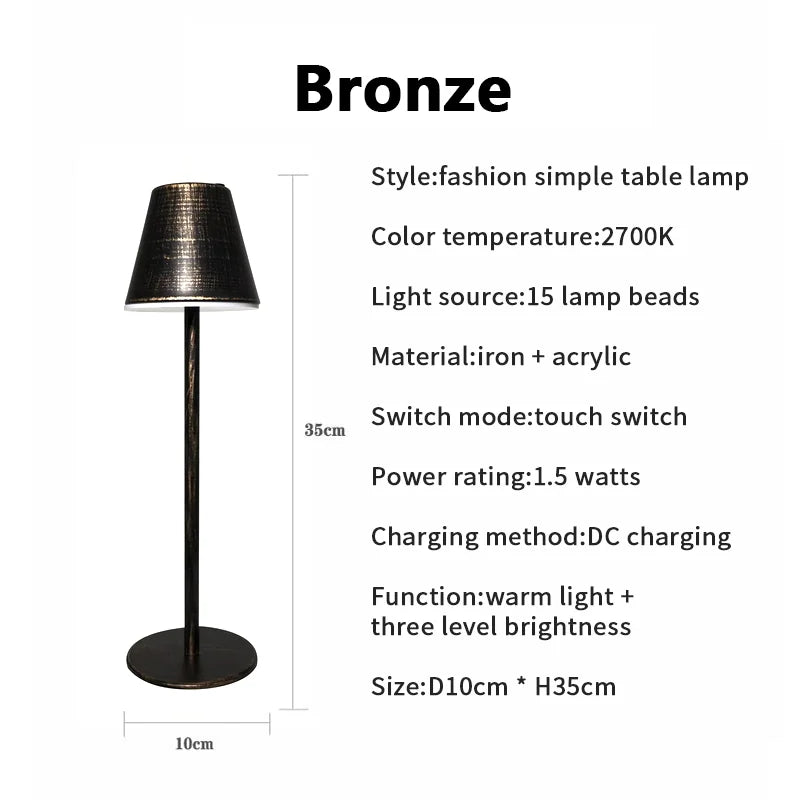 LumiFree Cordless Rechargeable Desk Lamp