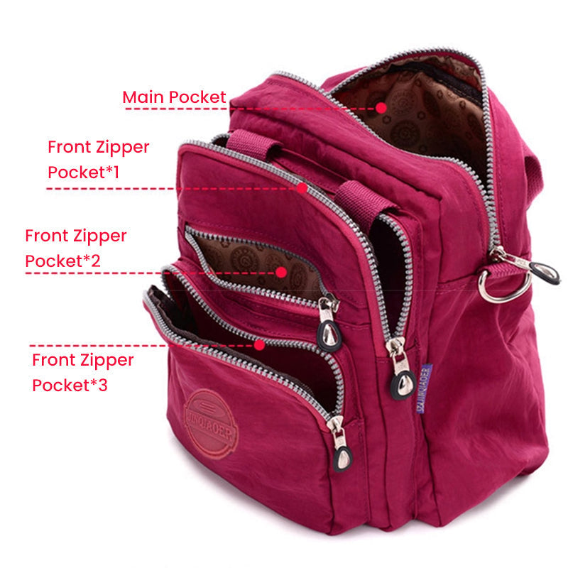 UrbanChic Crossbody Bag - Stylish Waterproof Convertible Bag