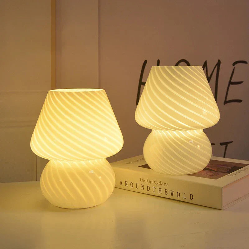 Murano Glass Table Lamp - Elegant Accent Light