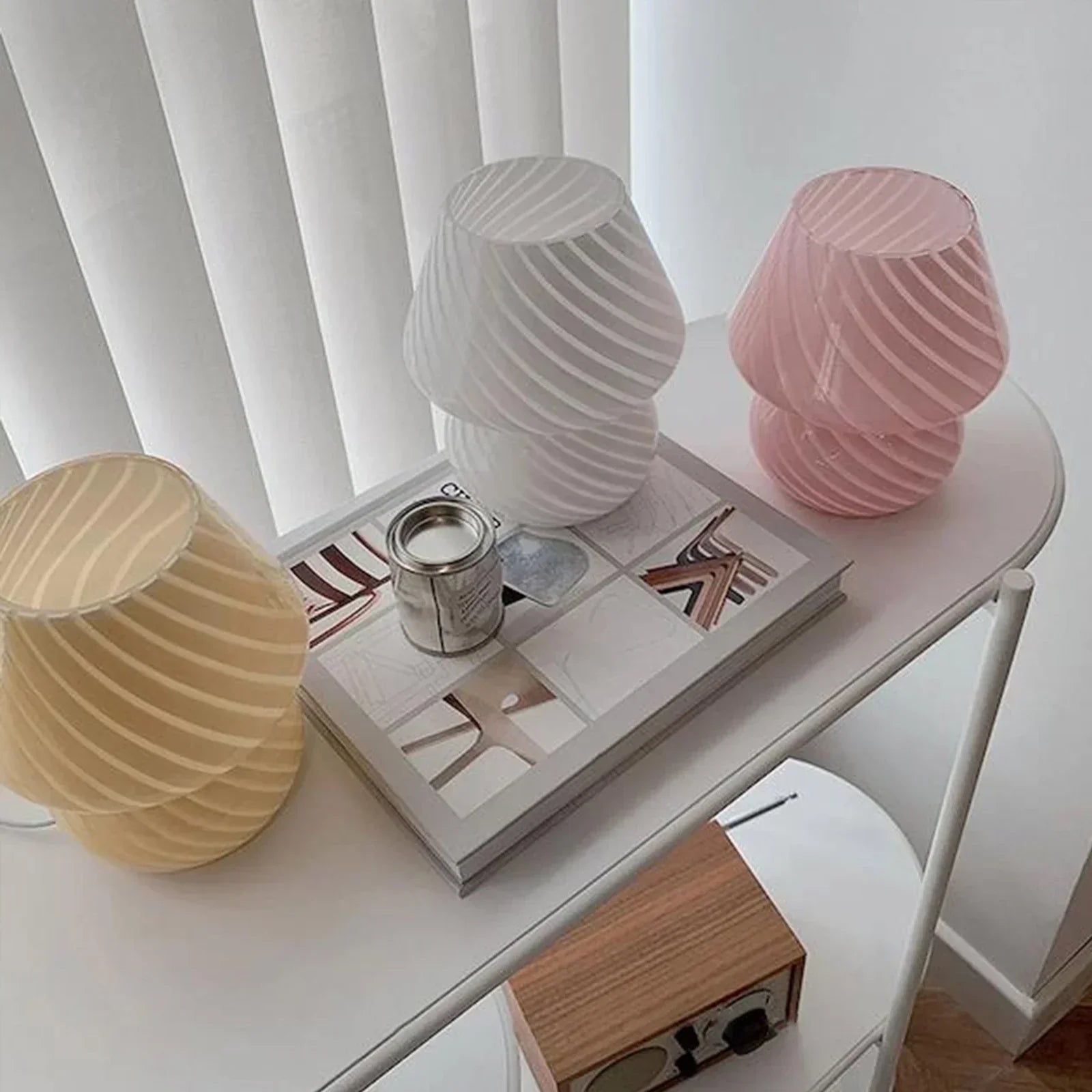Murano Glass Table Lamp - Elegant Accent Light