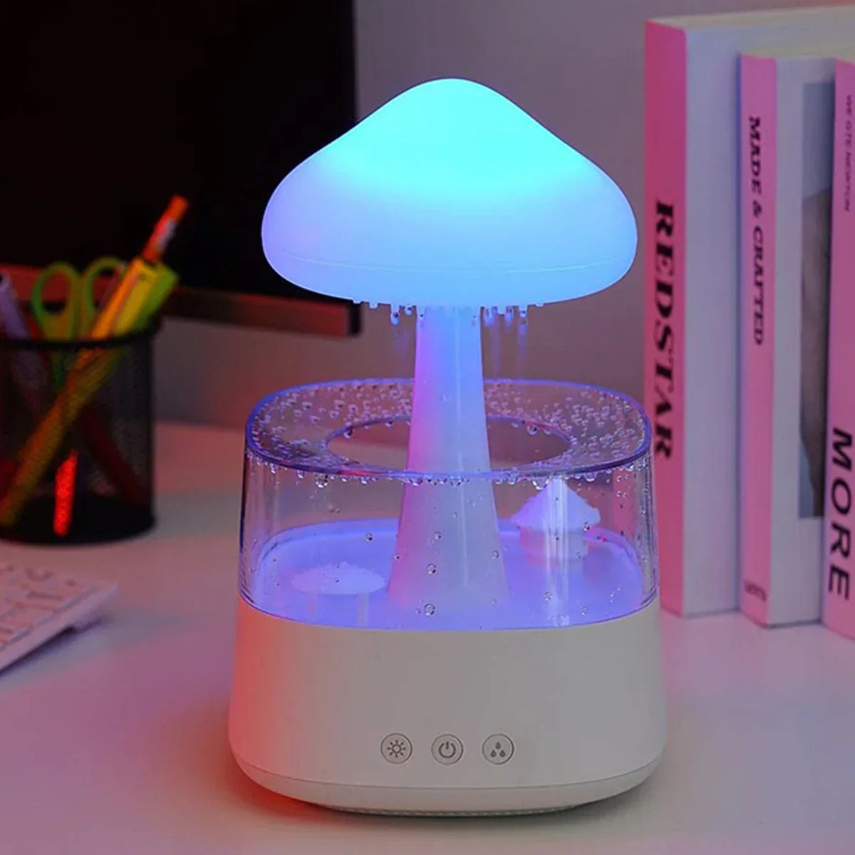 Mushroom Cloud Humidifier | Cool Mist with Soothing Light | Air Humidifier for Relaxation and Better Sleep 3