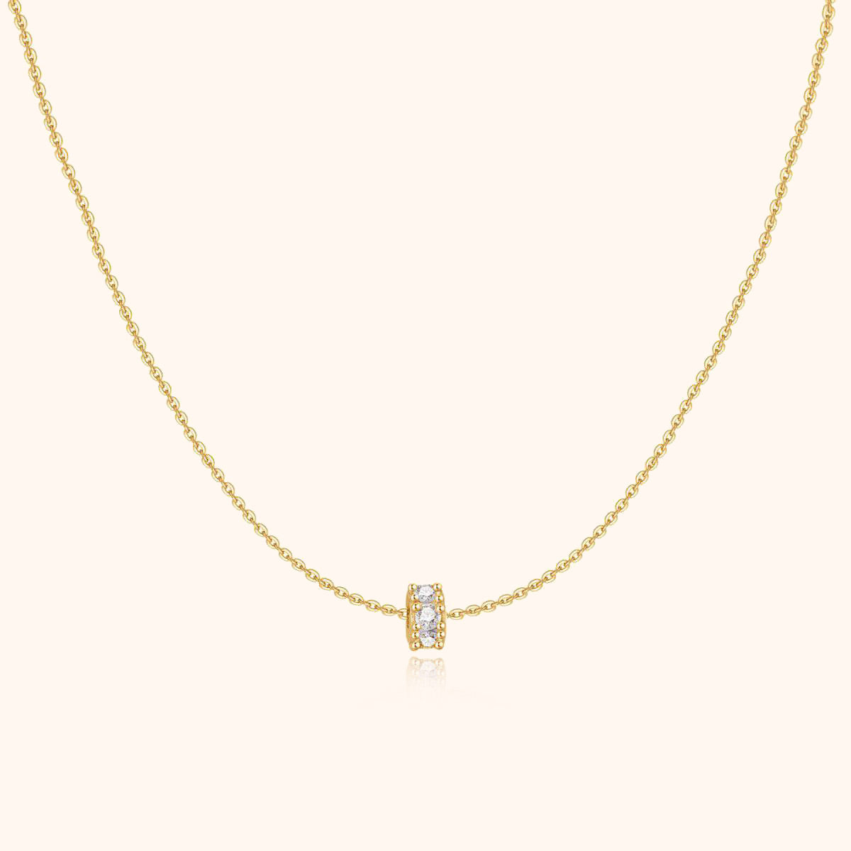 Valerie - Sparkling Circle Necklace for Women