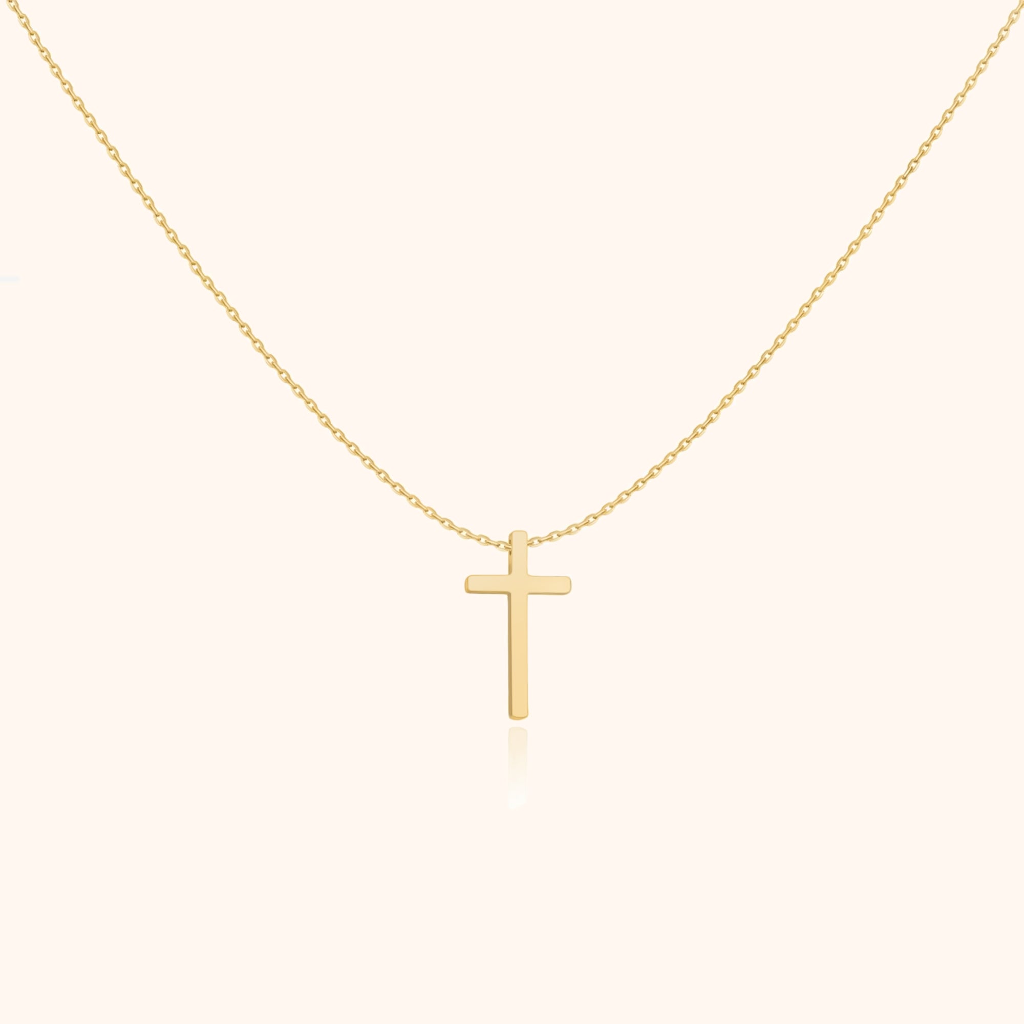 Isabella - Cross Pendant Necklace in Sterling Silver for Women