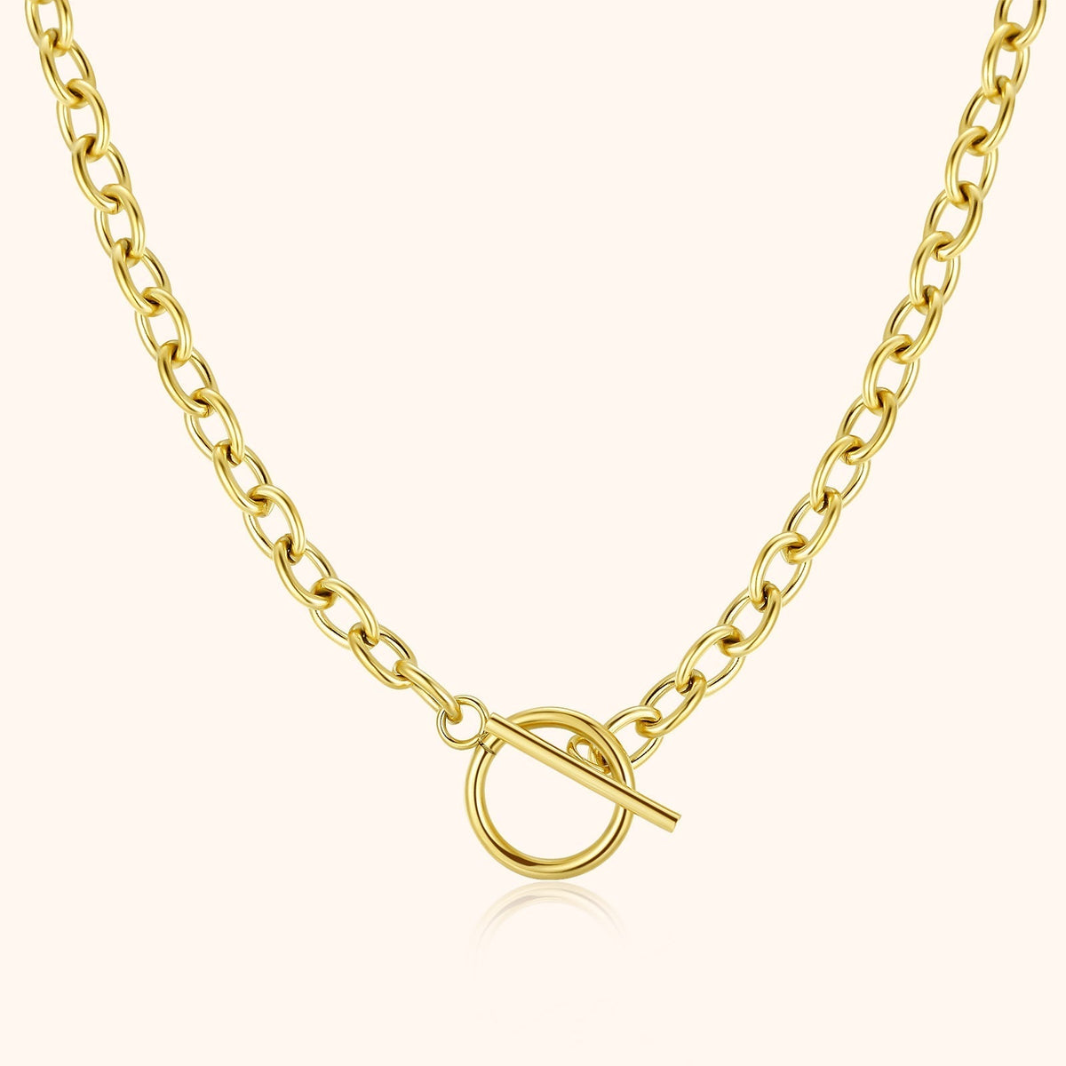 Noelia Geometric Necklace - Minimalist Sterling Silver