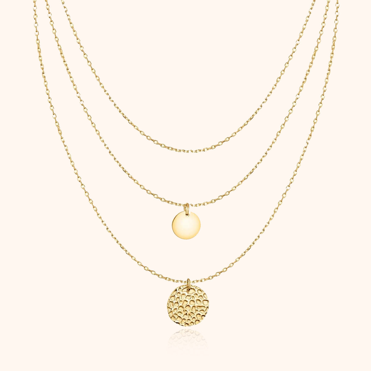 Aurora Layered Necklace — Sterling Silver