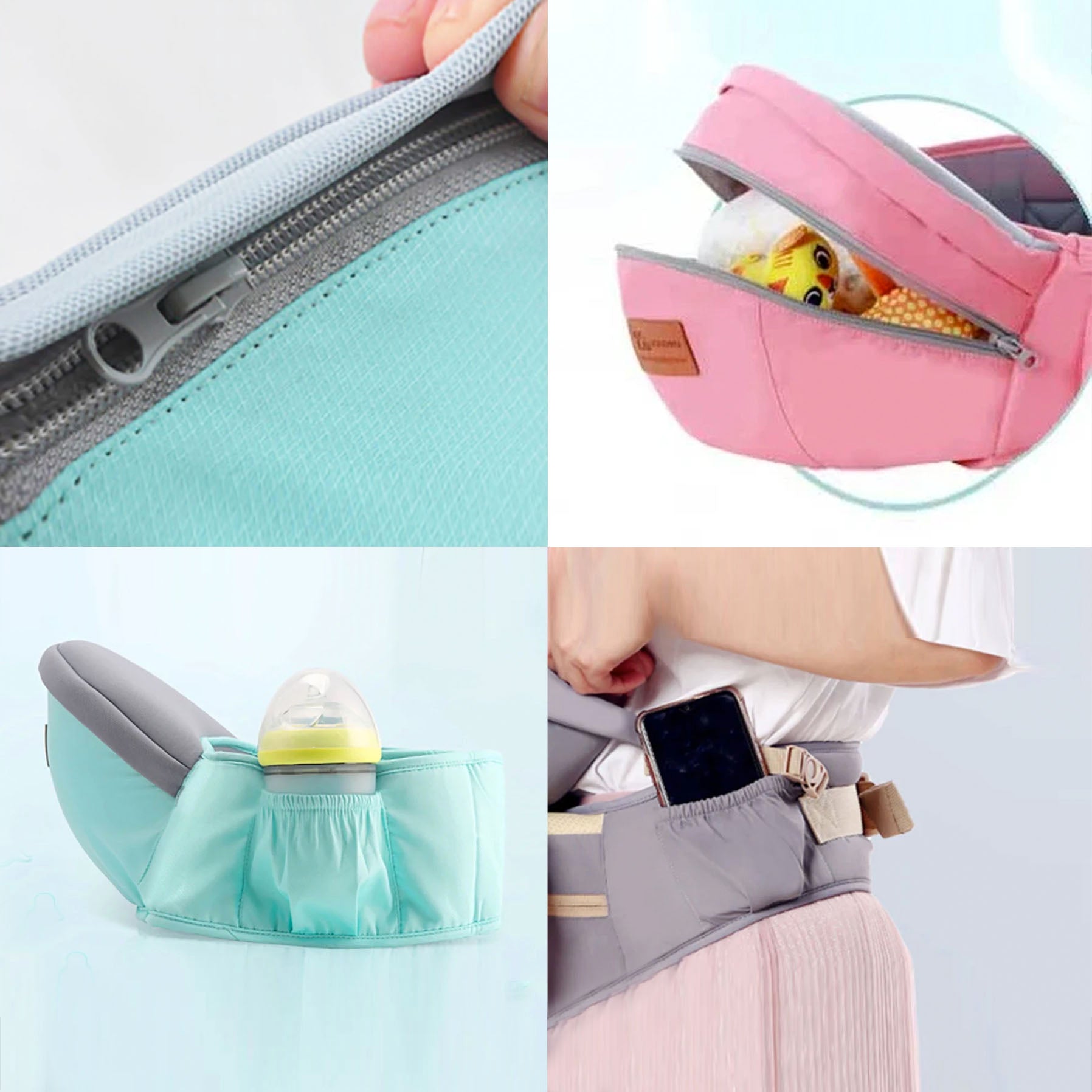 Baby Hip Seat Carrier - Ergonomic Waist Carrier