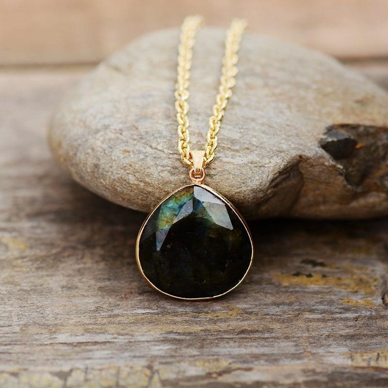 Labradorite Aura Necklace