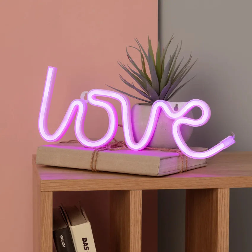 LoveGlow Neon Letters - Romantic Ambient Wall Light