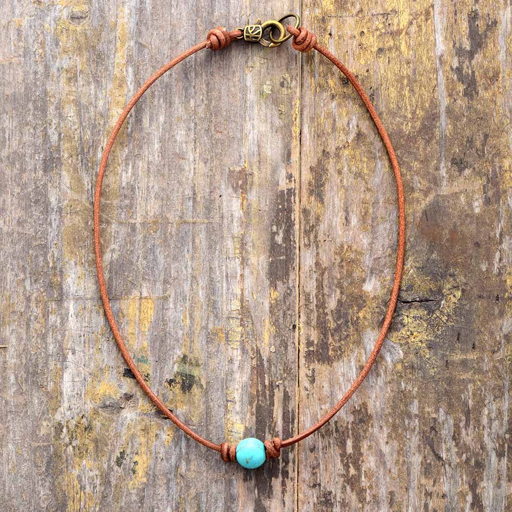 Calista Turquoise Choker Necklace