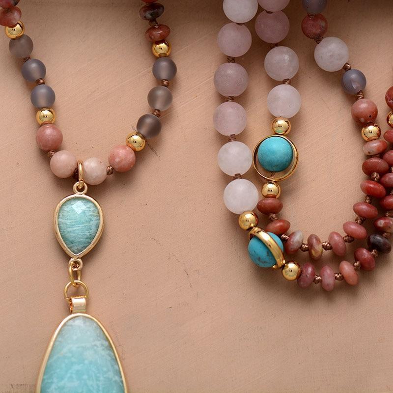 Aurielle - Pastel Mala Necklace for Women