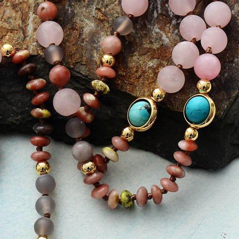 RoseQuartz - Harmony Beaded Necklace