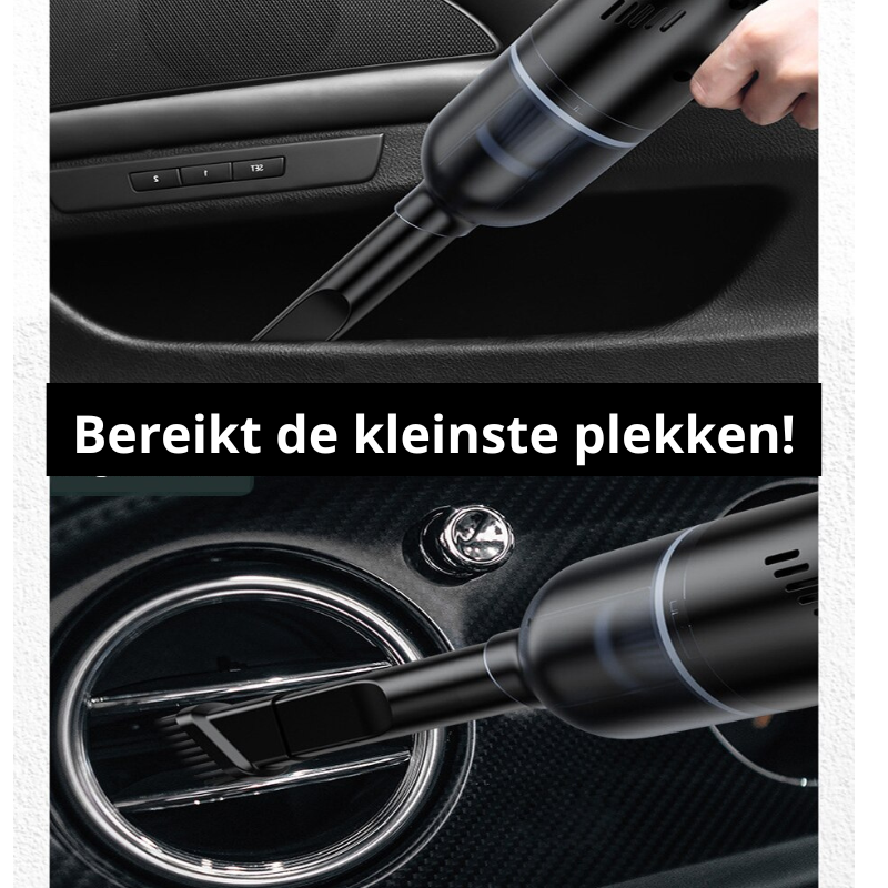 PowerVac - Portable Cordless Car Vacuum with Quiet Operation