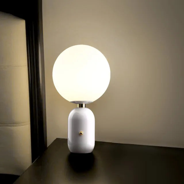 WinterGlo Table Lamp - Scandinavian Glass Design