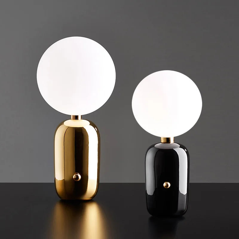WinterGlo Table Lamp - Scandinavian Glass Design