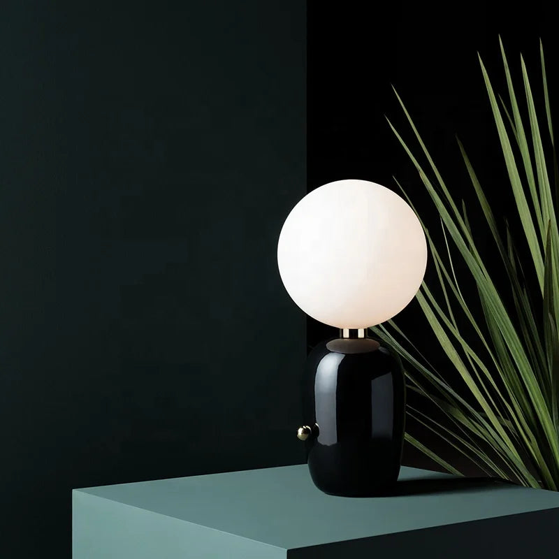 WinterGlo Table Lamp - Scandinavian Glass Design