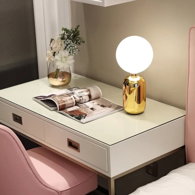 WinterGlo Table Lamp - Scandinavian Glass Design