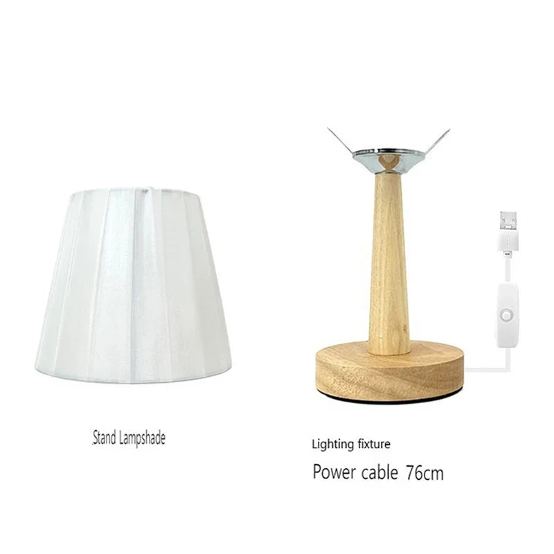 Dimmable LED Table Lamp - Bedroom & Living Room Light