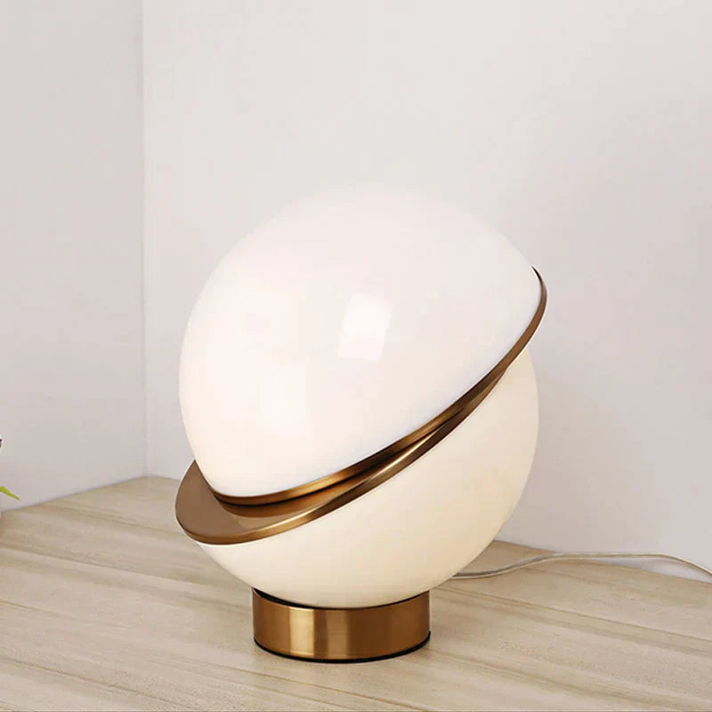 SnowGlobe Table Lamp - Scandinavian White Globe