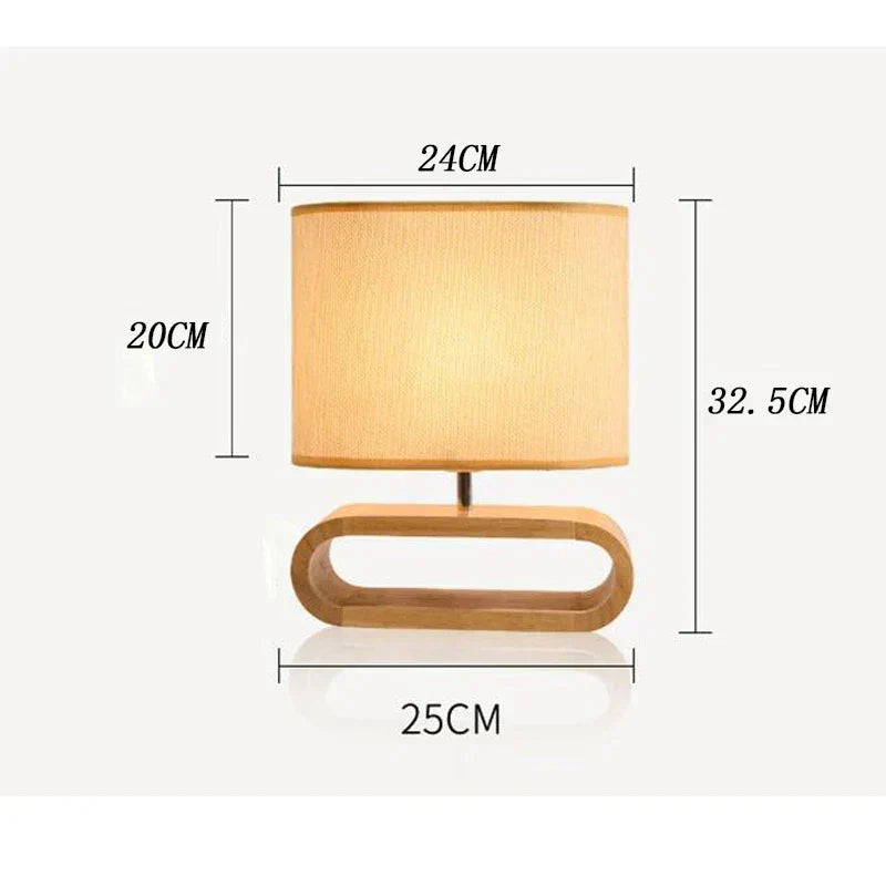 NordicWood Table Lamp - Handmade Scandinavian Light