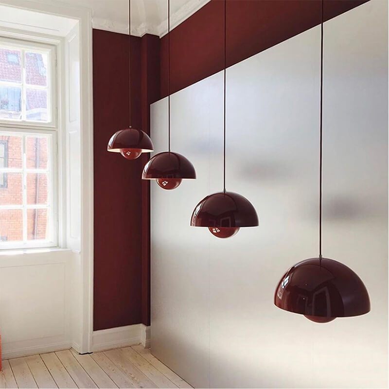 Nordic Dome Pendant Light | Modern Kitchen Pendant Lighting with Adjustable Height | Stylish Illumination for Any Room 2