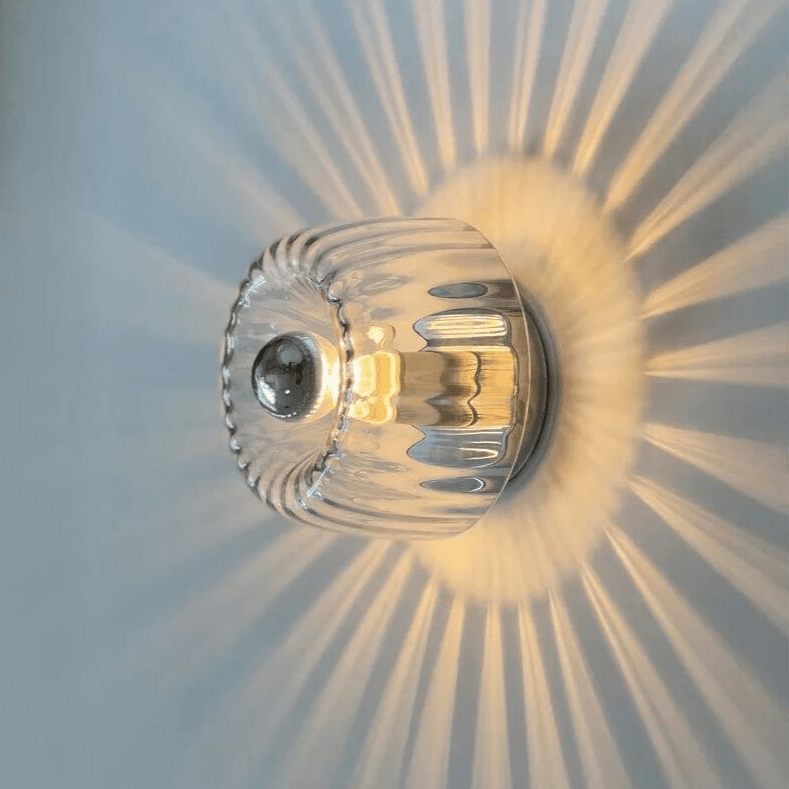 Nordic Glow | Wall Lamp with Glass Shade & Modern Design | Stylish Sconce Light for Ambient Illumination 0