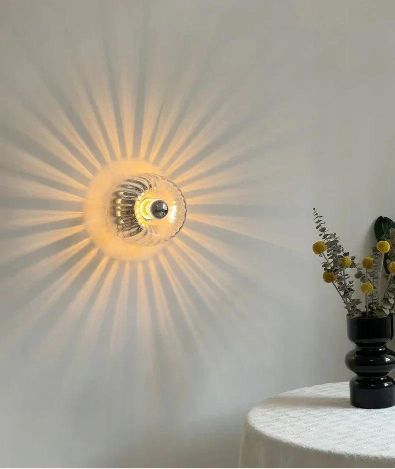 Nordic Glow | Wall Lamp with Glass Shade & Modern Design | Stylish Sconce Light for Ambient Illumination 6