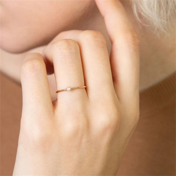 Celestia - Birthstone Ring with Celestial Elegance for Women