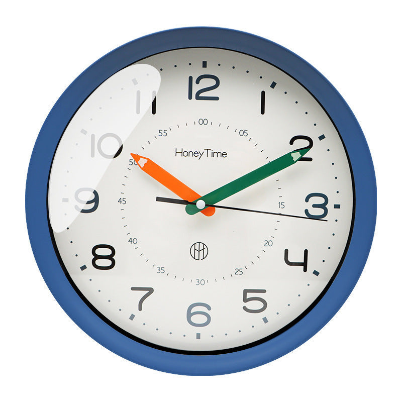 Silent Sweep Wall Clock - Quiet Kids' Room Clock