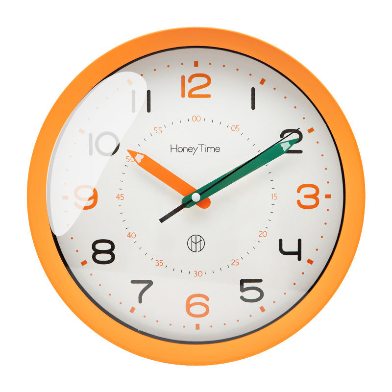 Silent Sweep Wall Clock - Quiet Kids' Room Clock