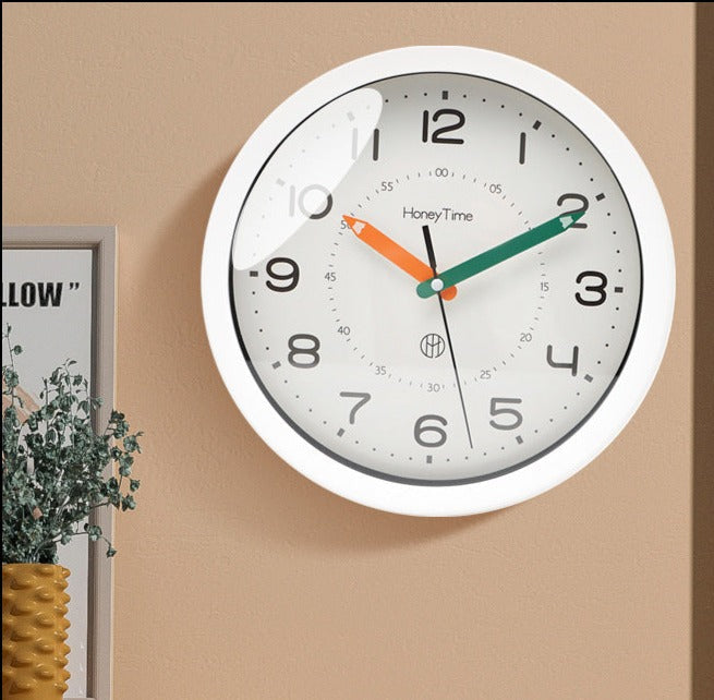 Silent Sweep Wall Clock - Quiet Kids' Room Clock