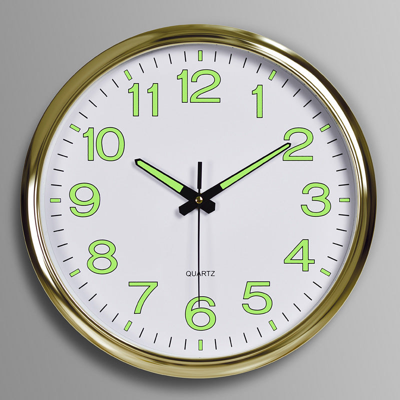 Silent Classroom Clock 30cm - Glow-in-Dark Clock