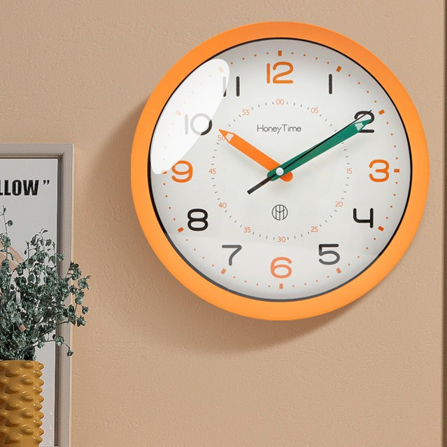 Silent Sweep Wall Clock - Quiet Kids' Room Clock