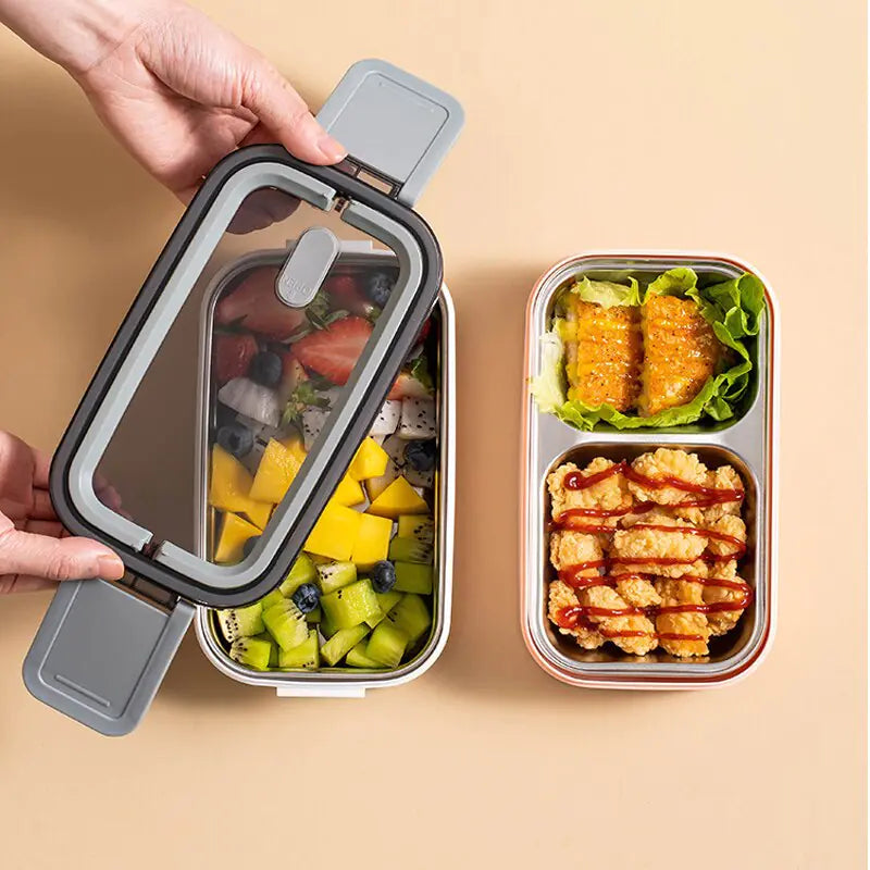 MealMate - 2-Tier Stainless Steel Lunchbox