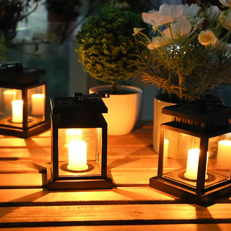 Lumière Elegant Solar Outdoor Lantern
