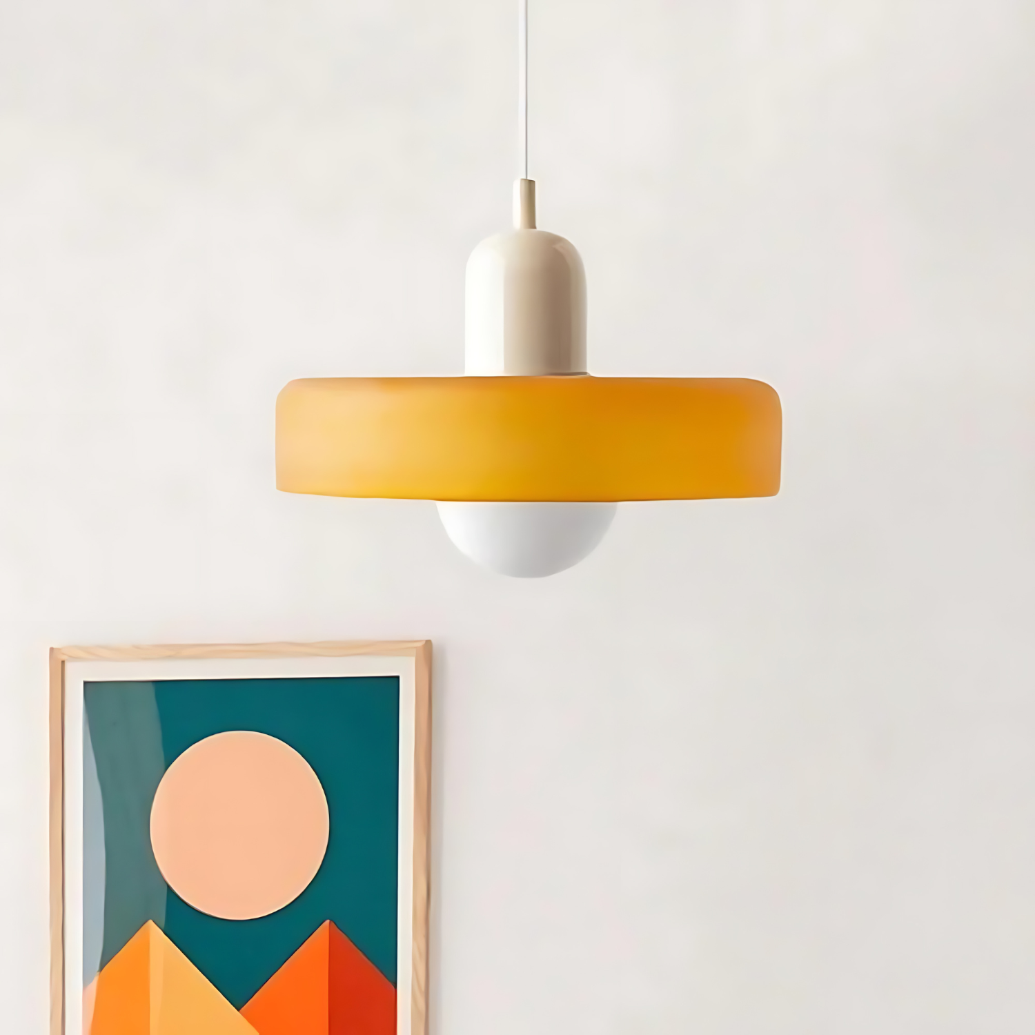 Celeste Pendant Lamp - Metal & Glass Elegance