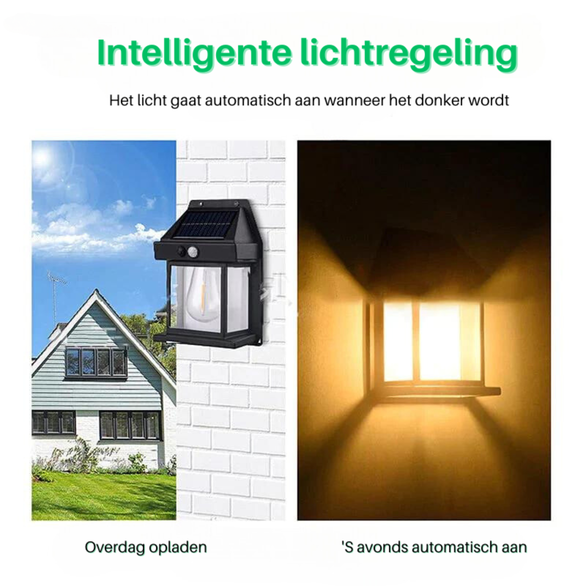 Solar Wall Spotlights - Outdoor Garden LED Lights