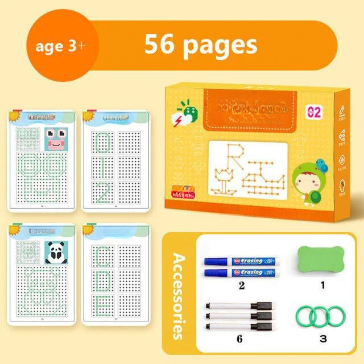 Magicbook - Reusable Kids Writing Practice Book