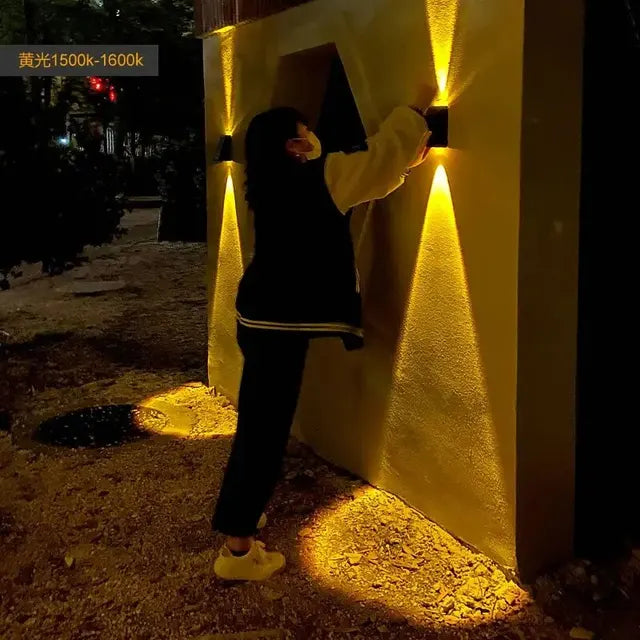 SolarLux Outdoor Lamp - Solar Garden Wall Light