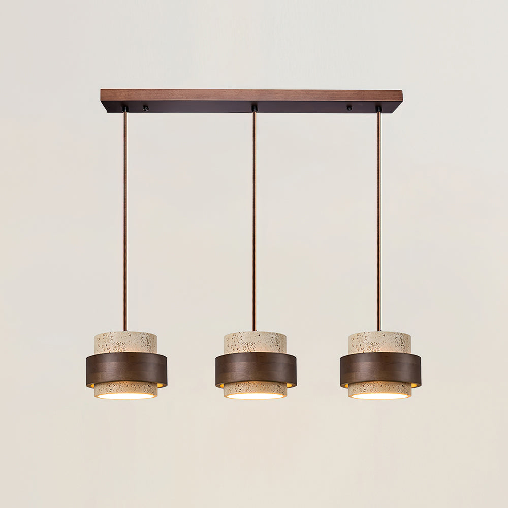 Perra | Travertine Pendant Lamp with Adjustable Cable | Unique Design for Ambient Lighting 10