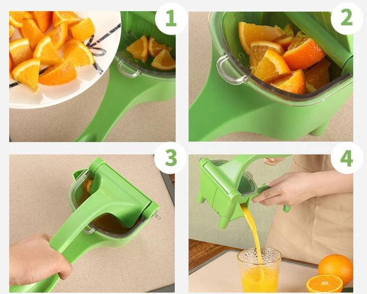LemonSqueeze Juicer - Stainless Steel Manual Citrus Press